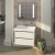 Тумба с раковиной Comforty Дублин 75 4137103 подвесная Белый глянец
