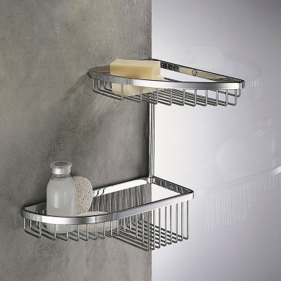 Угловая полка Colombo Design Angolare B9607.000 Хром