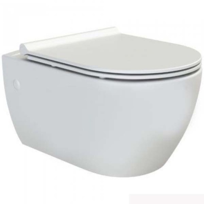 Унитаз Boheme Bianca 963-W подвесной Белый Глянец без сиденья
