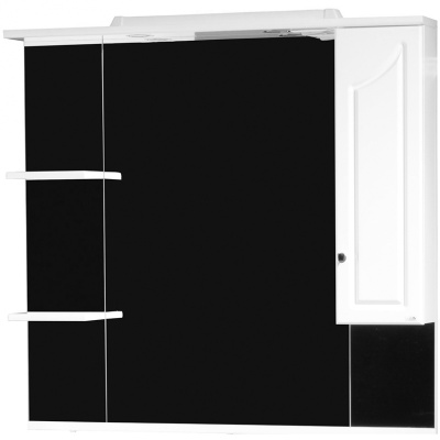 Зеркало со шкафом Cerutti SPA Петра 100 6545 с подсветкой Белое