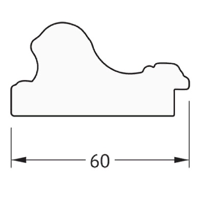 Зеркало Evoform Definite 51х41 Алюминий