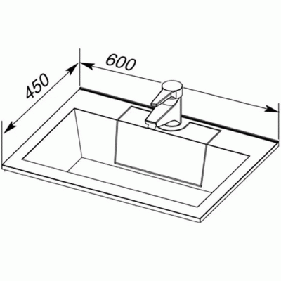 Комплект мебели для ванной Aquanet Алвита 60 184619 подвесной Белый