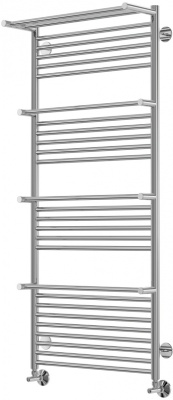 Водяной полотенцесушитель Terminus Аврора П27 600x1390 4660059582337 с полкой Хром