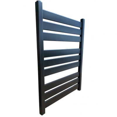 Электрический полотенцесушитель Ника Modern ЛМ 7 80x50 масляный Черный 9 перекладин