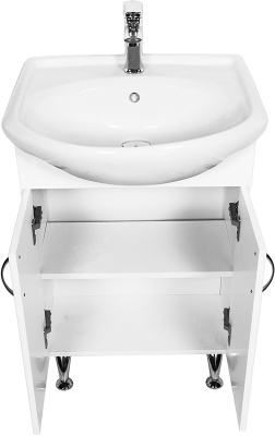 Тумба с раковиной Orange Кларис 57 Белая
