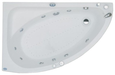 Акриловая ванна Victory Spa Mallorca 145x90 Без системы управления