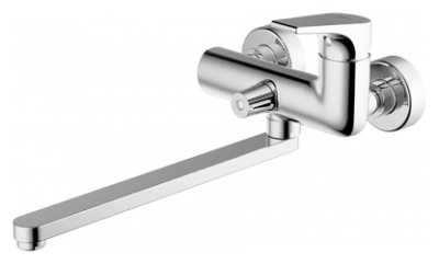 Смеситель для ванны Bravat Vega F6119177CP-01L универсальный Хром