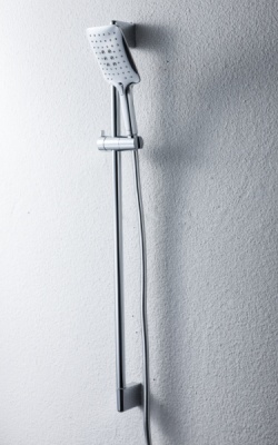 Душевой гарнитур Bravat Square D157CP-1-RUS Хром