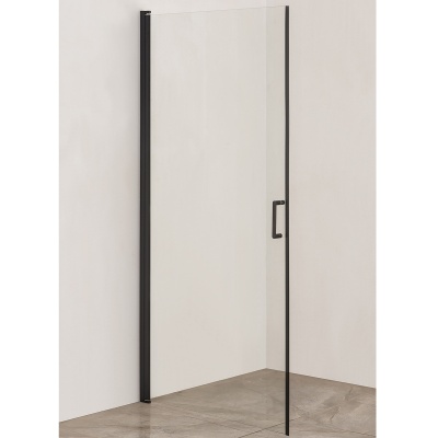 Дверь душевого уголка Orange E04-090TB/D 90x190 профиль Черный стекло прозрачное