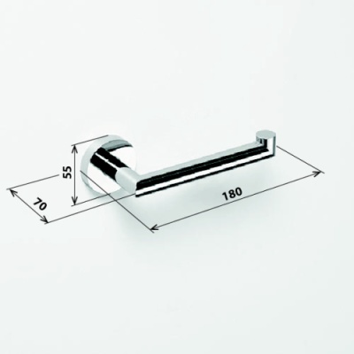 Держатель для туалетной бумаги Bemeta Omega 104212032 Глянец