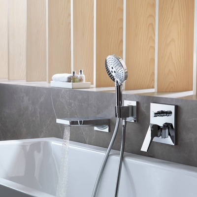 Смеситель для ванны Hansgrohe Metropol 32545140 Шлифованная бронза