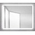 Зеркало BelBagno SPC-MAR 100 с кнопочным выключателем с подсветкой