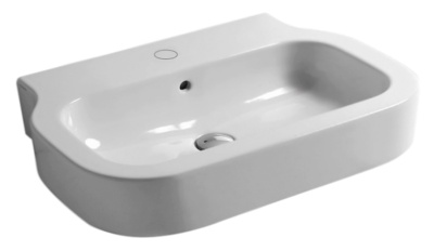 Раковина Azzurra Glaze GLZ275M/Sosp bianco lucido