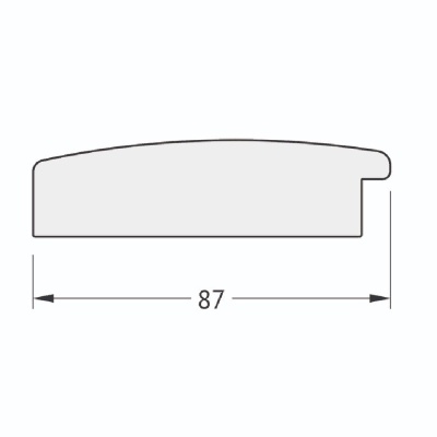 Зеркало Evoform Exclusive Floor 201х81 Травленое золото