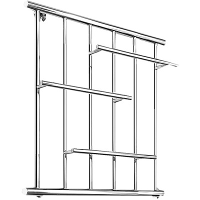 Водяной полотенцесушитель Ника Econ ПМ6 50x50 с полкой Хром