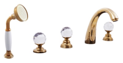 Смеситель на борт ванны Rav Slezak Brilliance176.5P хром