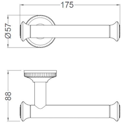 Держатель туалетной бумаги Schein Superior 7066028 Хром