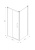 Душевой уголок Bravat Black Line 120x80 BS120.3101B профиль Черный стекло прозрачное