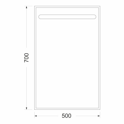 Зеркало Mixline Премьер Фаворит-эконом 50 540956 с подсветкой с сенсорным выключателем