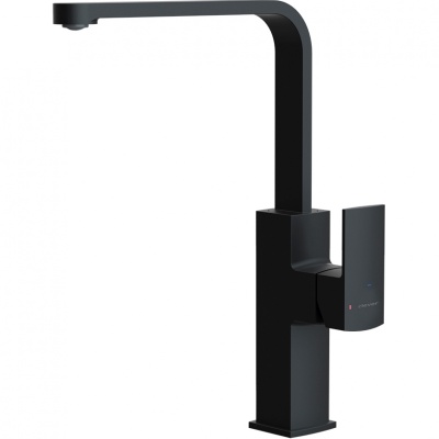 Смеситель для кухни Clever Alpina Square 61194 Черный матовый