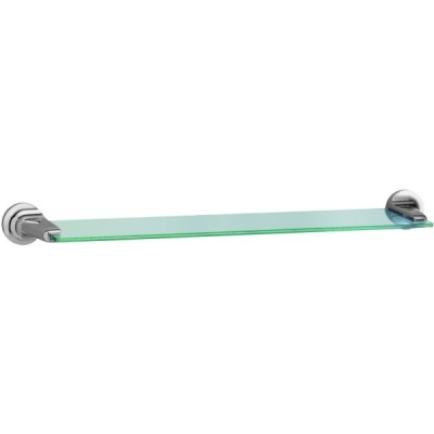 Стеклянная полка Nofer Hotel 16415.B хром, глянцевая/прозрачное стекло