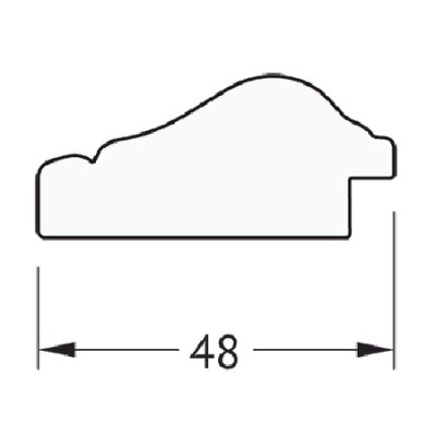 Зеркало Evoform Definite 72х72 Алебастр