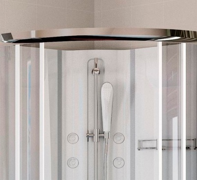 Душевая кабина Radomir Паола 2 Люкс 103x103 1-05-2-0-0-0580 профиль Хром стекло прозрачное