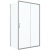 Душевой уголок Bravat Drop 120x80 BS120.3100A профиль Хром стекло прозрачное
