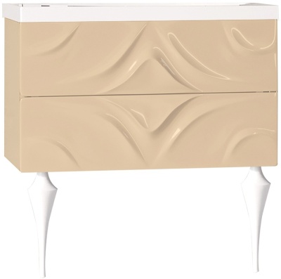 Тумба с раковиной Marka One Angel 80П Cappuccino