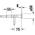 Полка для полотенец Duravit Starck T 0099444600 Черный матовый