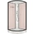 Душевая кабина Domani-Spa Delight 110 100x100 DS01D110LPcCl00 профиль Графит задние стенки Розовые