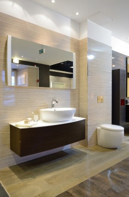 Тумба под раковину Villeroy&Boch Aveo New Generation 130 подвесная Темный дуб Белый