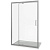 Душевая дверь в нишу Good Door Orion WTW-PD-130 130 профиль Хром стекло прозрачное