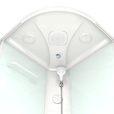 Душевая кабина Domani-Spa Delight 88 80x80 DS01D88LWM00 профиль Белый задние стенки Белые