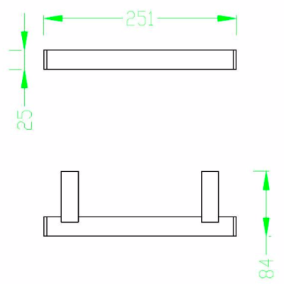 Поручень для ванны Schein 009F Хром