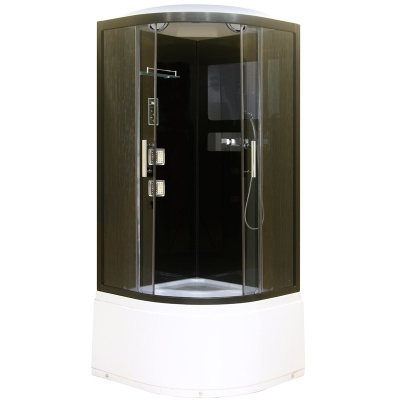 Душевая кабина Niagara NG-1709B 100x100 стекло тонированное задние стенки Черные Душевая кабина Niagara NG-1709B 100x100 стекло тонированное задние стенки Черные