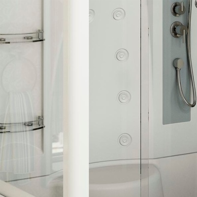 Душевая кабина Radomir Диана 2 139x108 1-05-1-0-0-0650 профиль Белый стекло прозрачное