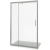 Душевая дверь в нишу Good Door Orion WTW-PD-110 110 профиль Хром стекло прозрачное