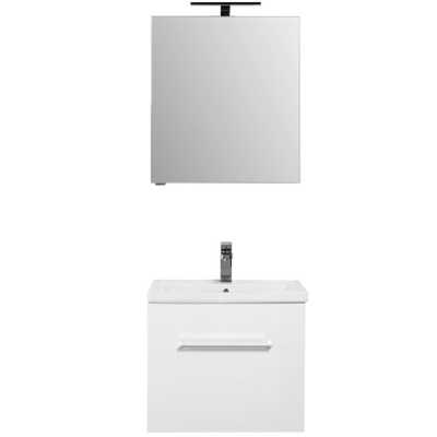 Комплект мебели для ванной Aquanet Порто 60 196676 подвесной Белый