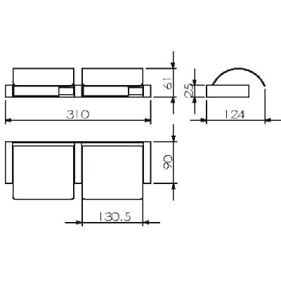 Держатель туалетной бумаги Langberger Vico 30042A с крышкой Хром Держатель туалетной бумаги Langberger Vico 30042A с крышкой Хром