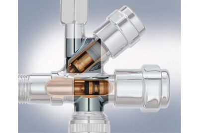 Вентиль запорный Grohe 41073000 угловой Хром