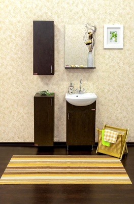 Тумба с раковиной Sanflor Мокко 45 R Н0000000765 Венге