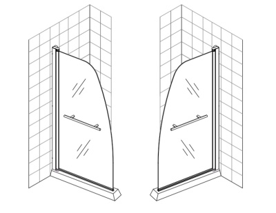 Шторка на ванну Alvaro Banos Vitoria G75.11 Cromo 75.5x150 Хром
