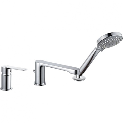 Смеситель на борт ванны Aquanet Passion AF300-63С Хром