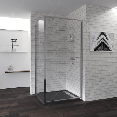 Душевой уголок RGW Passage PA-32 100x100 профиль Хром стекло прозрачное