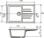 Кухонная мойка Mixline ML-GM19-341 532400 Молочная