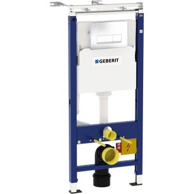 Инсталляция Geberit Duofix Plattenbau Delta UP100 458.125.11.1 для унитаза со смывным бачком и клавишей смыва