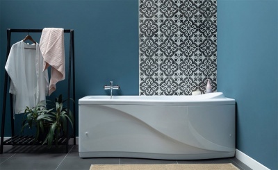 Акриловая ванна Aquanet Borneo 170x90 R 203910 без гидромассажа