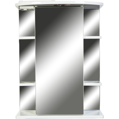 Зеркальный шкаф Orange Кларис 55 с подсветкой Белый