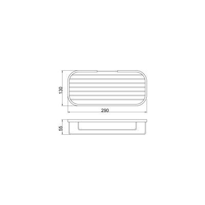 Полка корзина Veragio Basket VR.GFT-9049.CR Хром